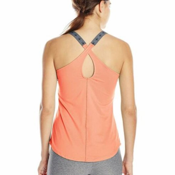 SOYBU Cross Back Orange Tanktop - Picture 2 of 4